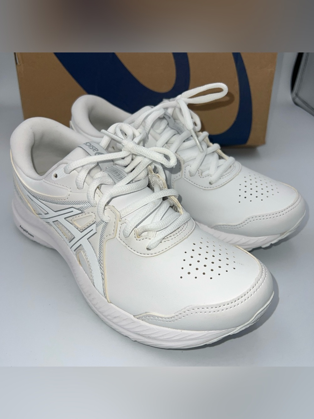 ASICS GEL-CONTEND SL Women’s White/white Walking Running Sneakers Tennis Size 7